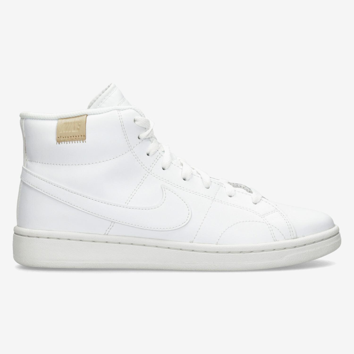 Nike Court Vision Mid - Branco - Sapatilhas Bota Mulher