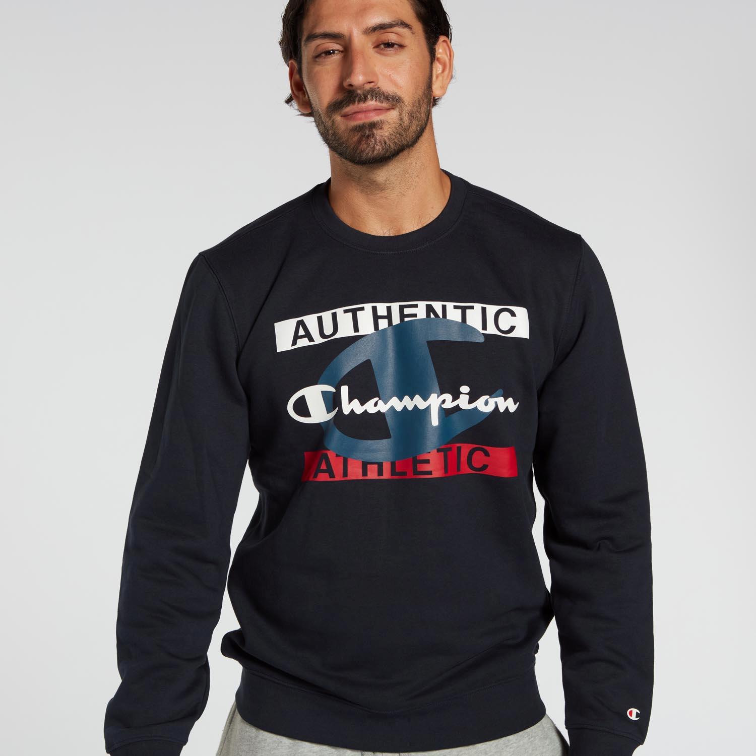 Champion Legacy Marino - Gris - Pantalón Chándal Hombre