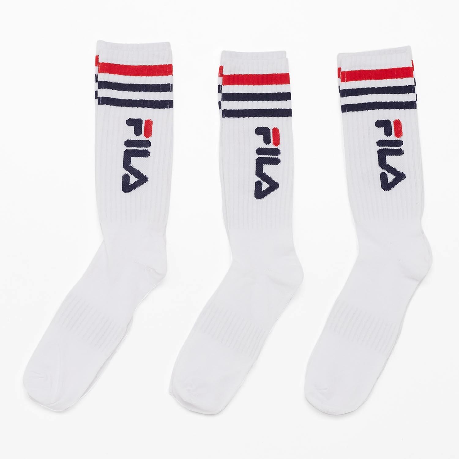 2 pares de calcetines altos para hombre Puma Men Front Logo Crew