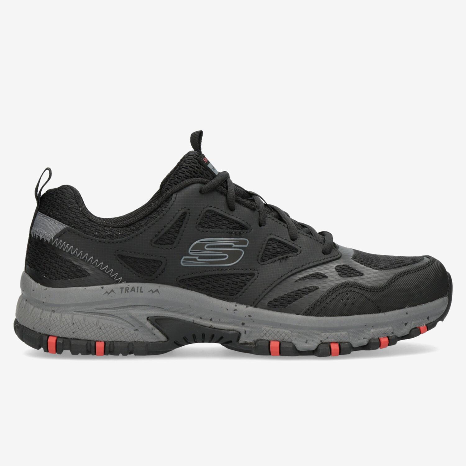 Zapatos skechers 2024 hombre negro xxl