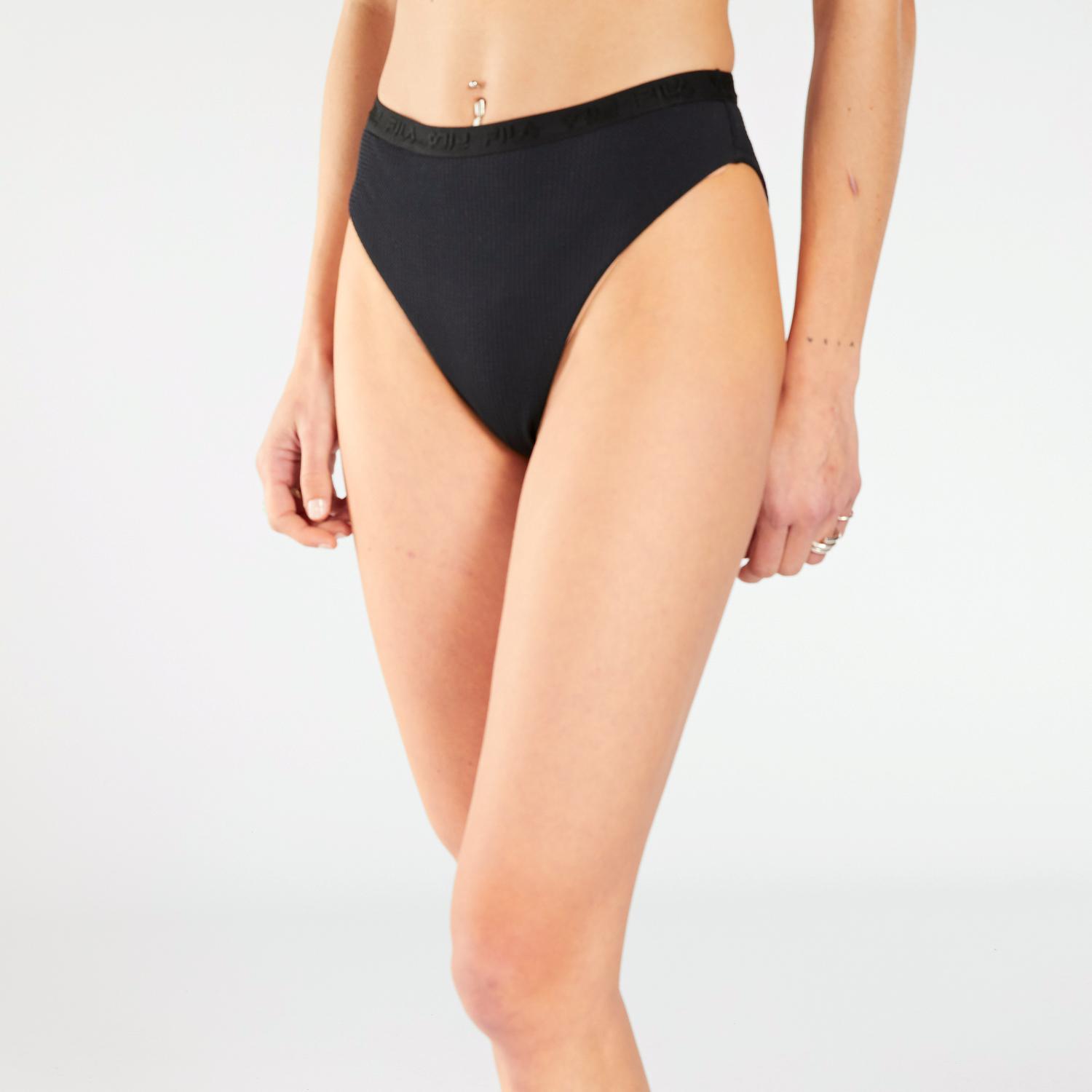 Braga Bikini Alta Fila - Negro Parte De Abajo | Sprinter