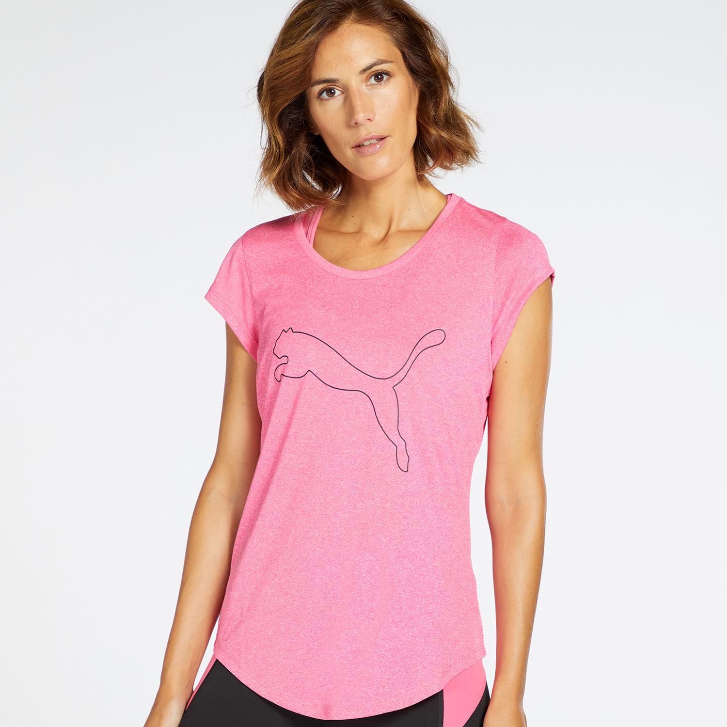 Puma - Fucsia - Camiseta Fitness Mujer | Sprinter