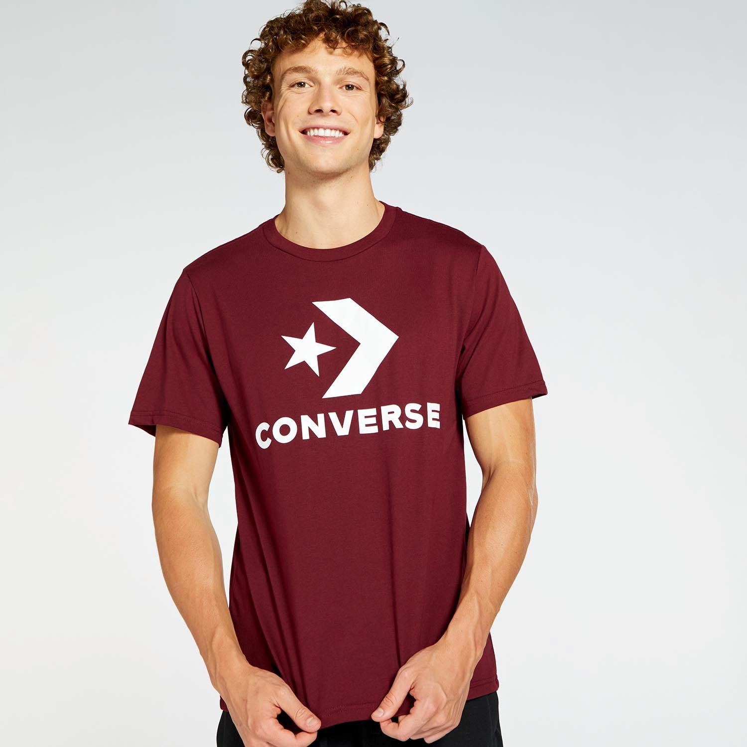 Estar confundido Bebé daño Camiseta Converse - Granate - Camiseta Hombre | Sprinter