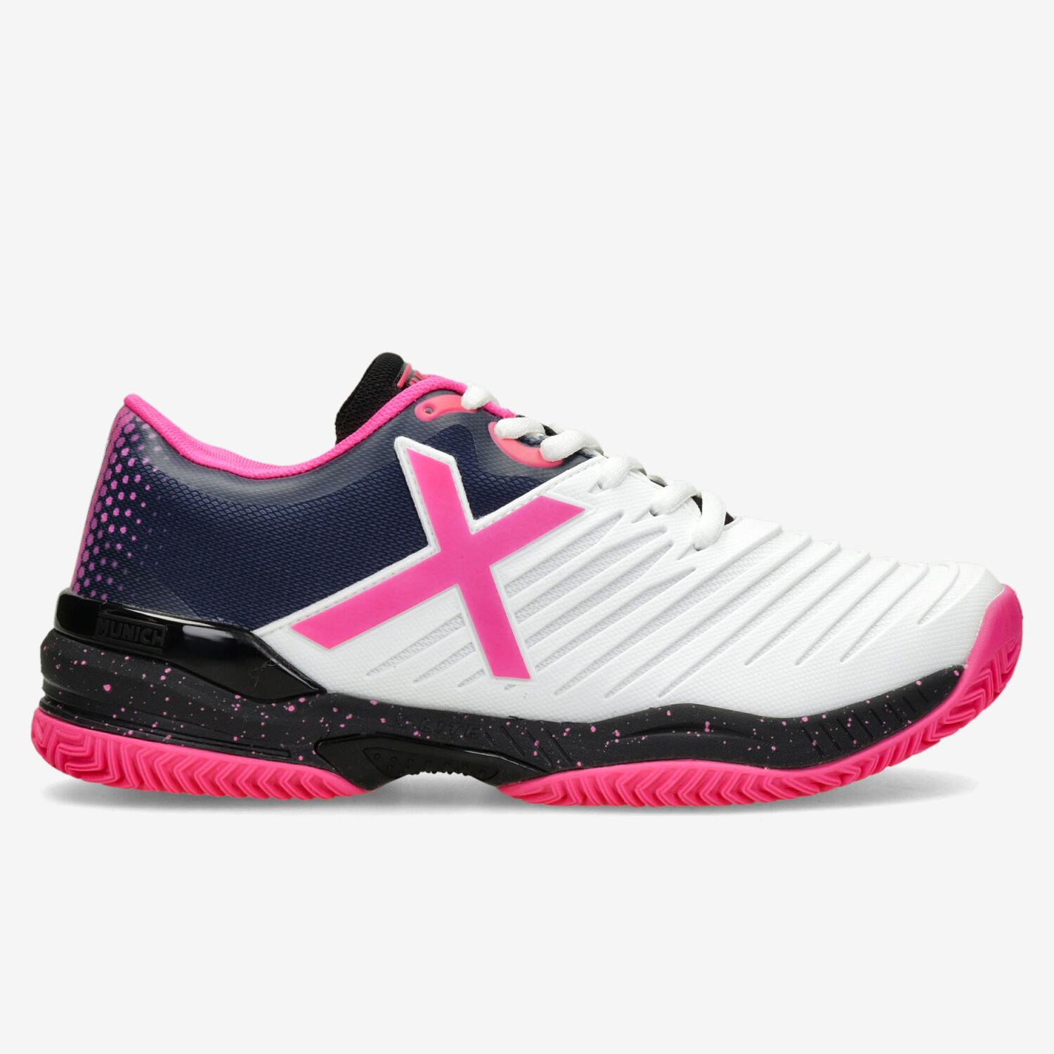 Zapatilla Padel mujer Fucsia, MUNICH PADX 17