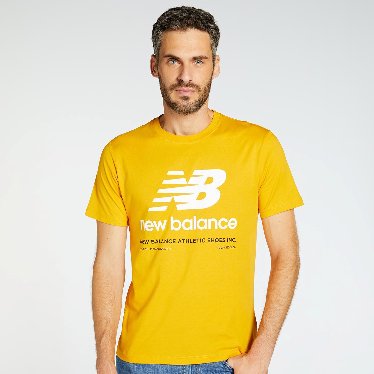Aniquilar es bonito escaldadura New Balance Frame - Amarillo - Camiseta Hombre | Sprinter