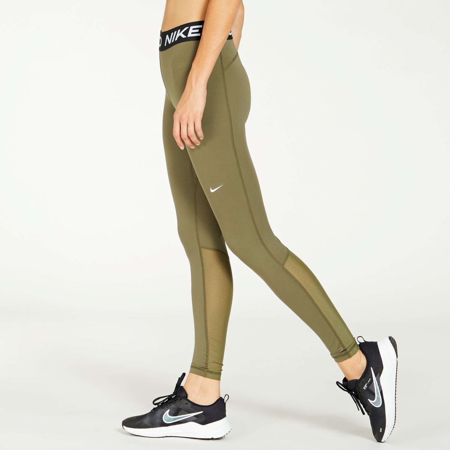 Pino Influyente suéter Nike PRO 365 - Kaki - Mallas Fitness Mujer | Sprinter