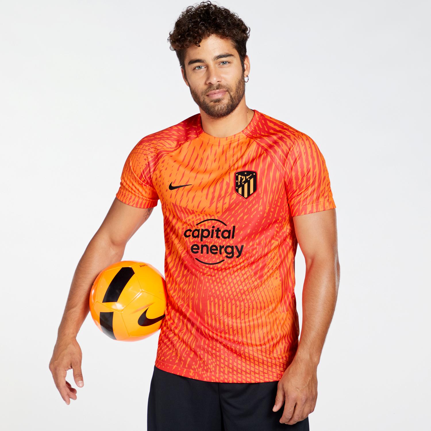 Compuesto Actor jazz Camiseta Atlético Madrid - Naranja - Camiseta Fútbol Hombre | Sprinter