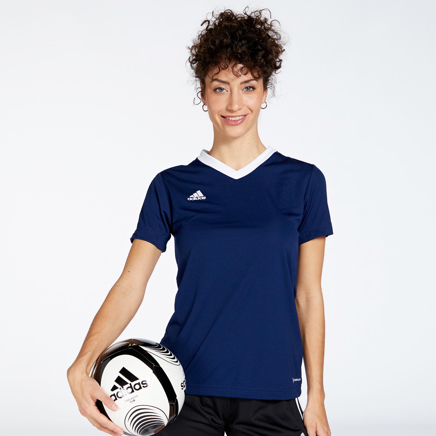 ángel Agnes Gray Escoger Camiseta futbol adidas azul | Sprinter