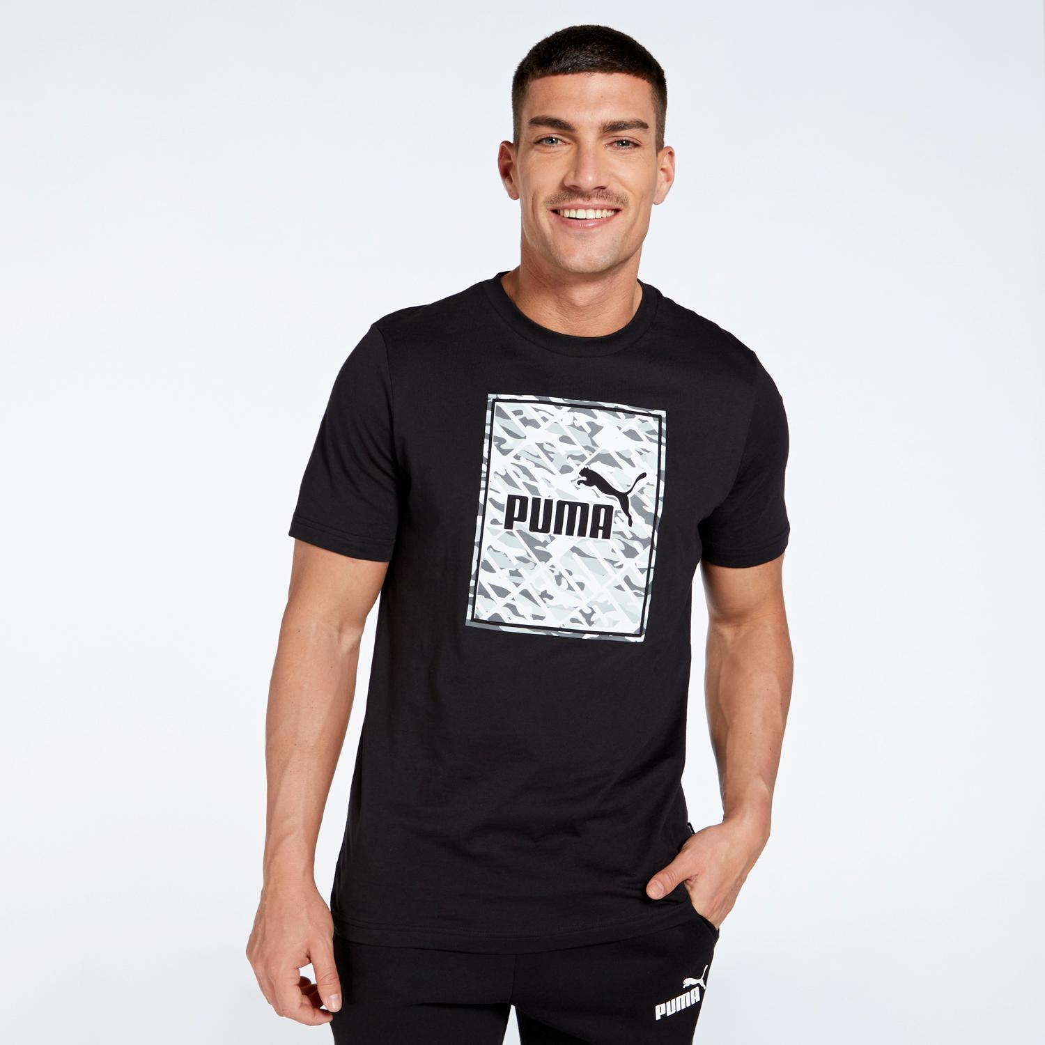 superávit Llevar Comerciante itinerante Camiseta hombre puma negra | Sprinter