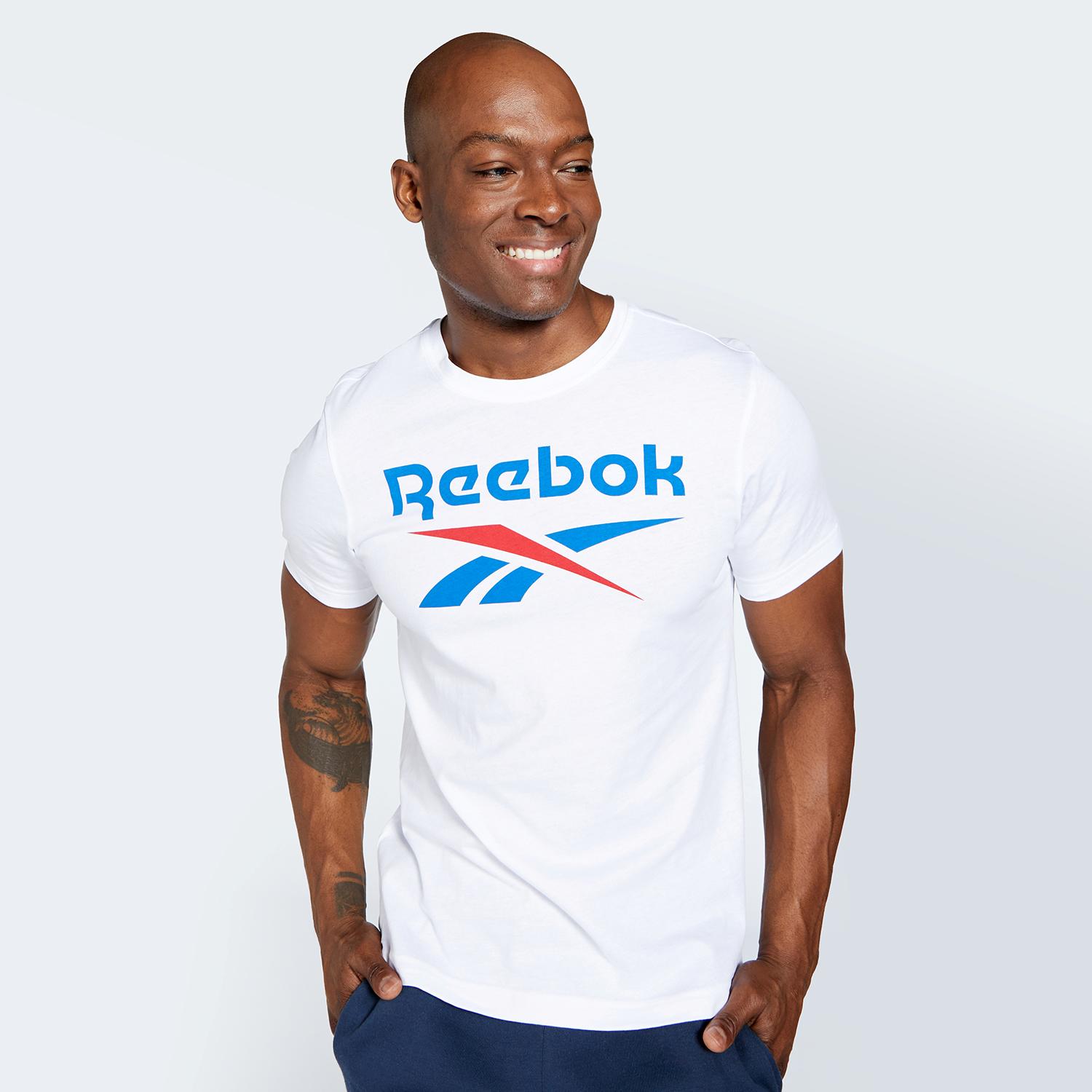 Camiseta Reebok - Blanco Camiseta Hombre