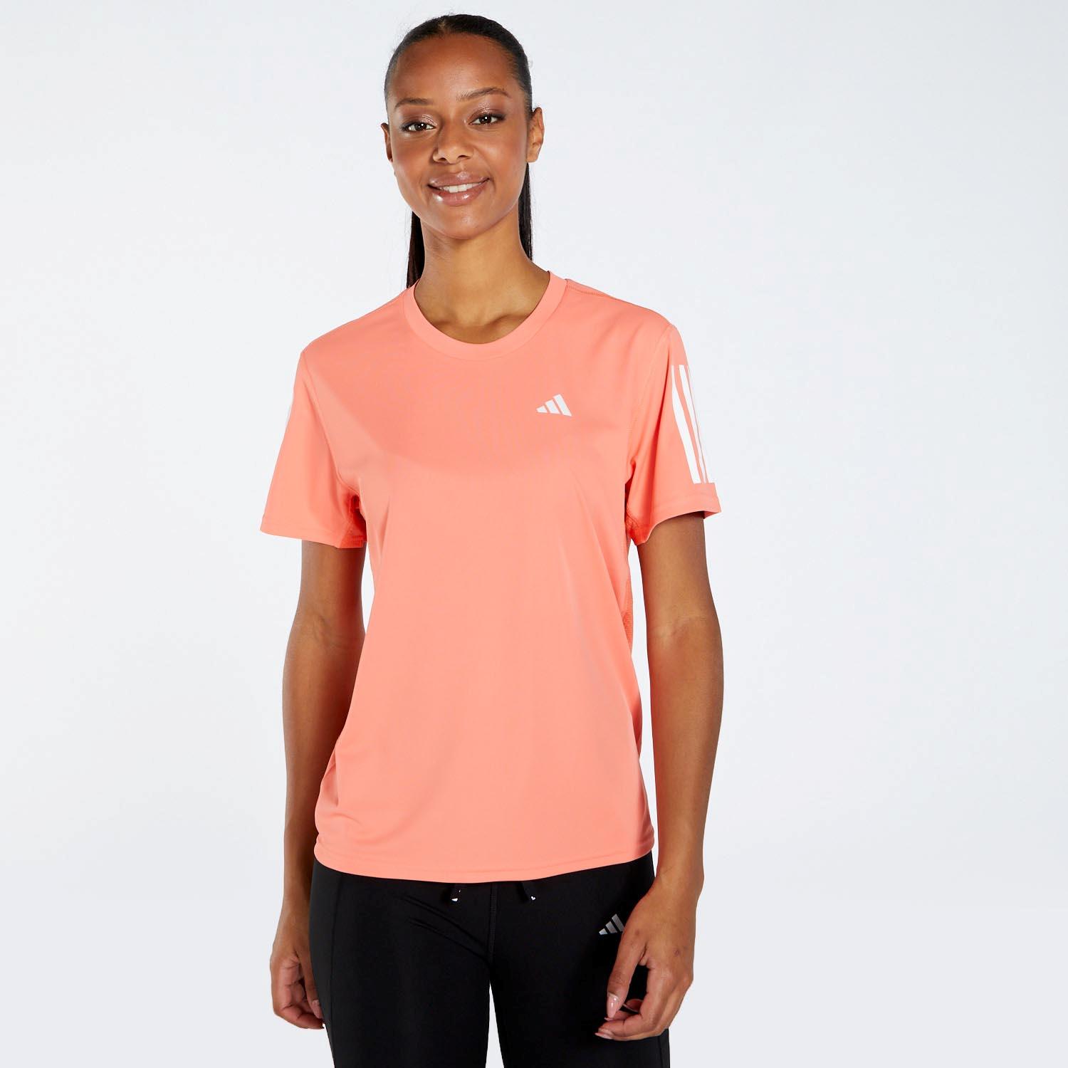 perfume Subir Idealmente adidas On The Run - Rosa - Camiseta Running Mujer | Sprinter