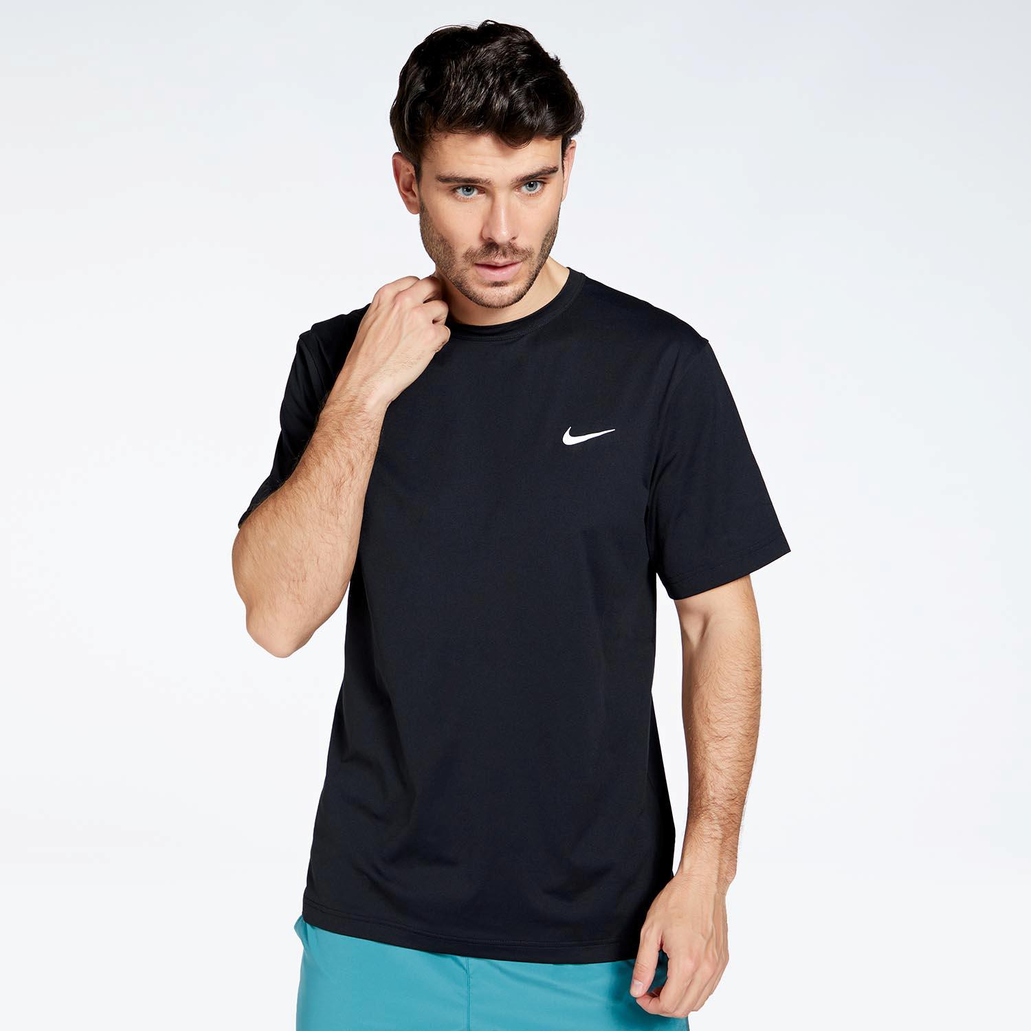 T-shirt de desporto one luxe, respirável preto Nike