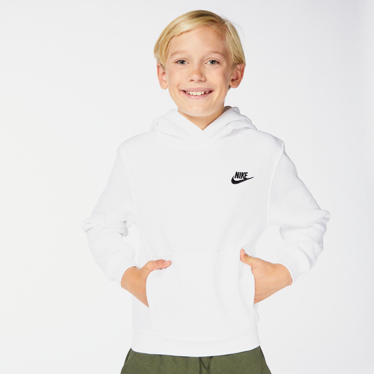 Sudaderas negras con y sin capucha para niños/as. Nike ES