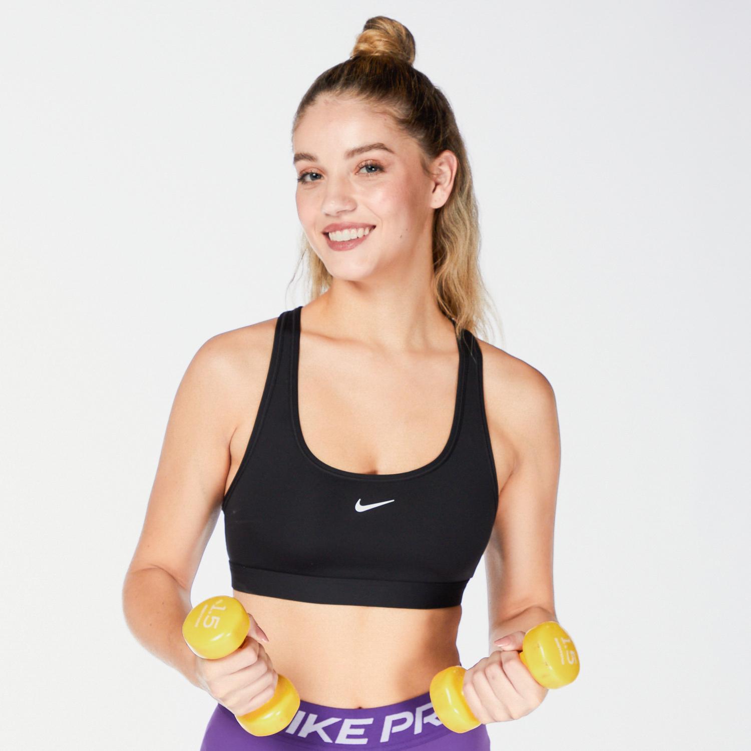 Top Nike Yoga Dri-FIT Swoosh Preto - Compre Agora