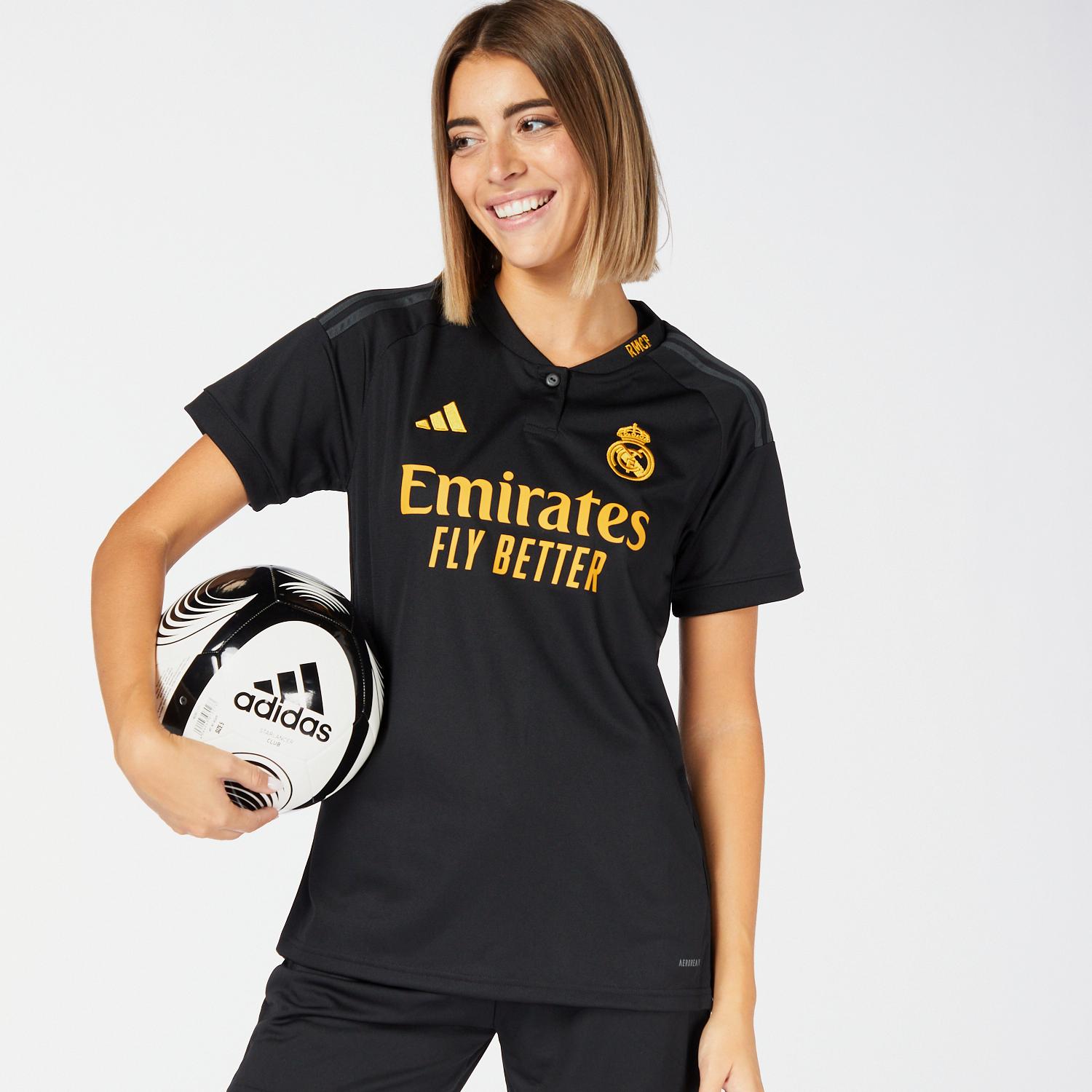 adidas Entrenamiento Real Madrid Tiro 23 negro camisetas entrenamiento  fútbol manga corta niño