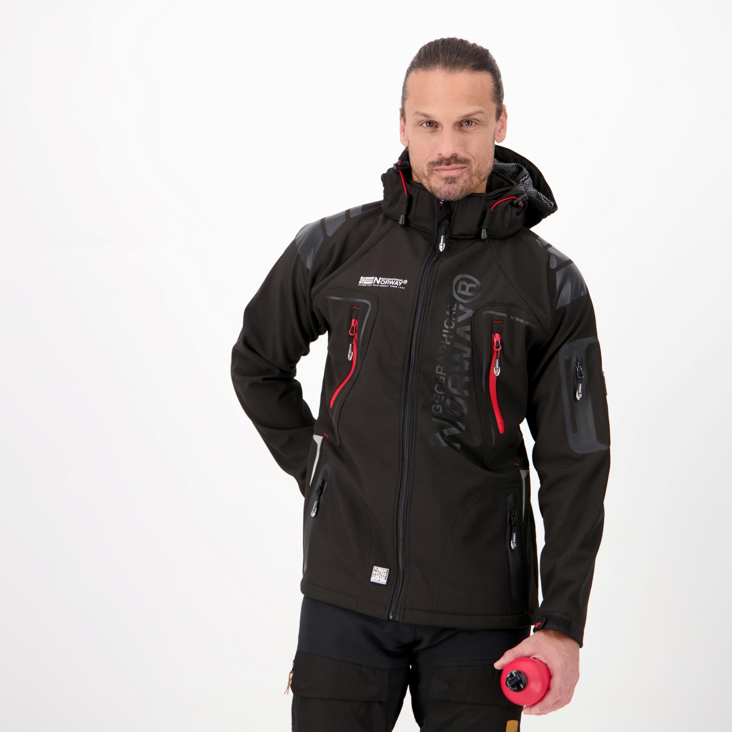 Geographical Norway Hombre Softshell Lluvia Chaqueta para Exterior