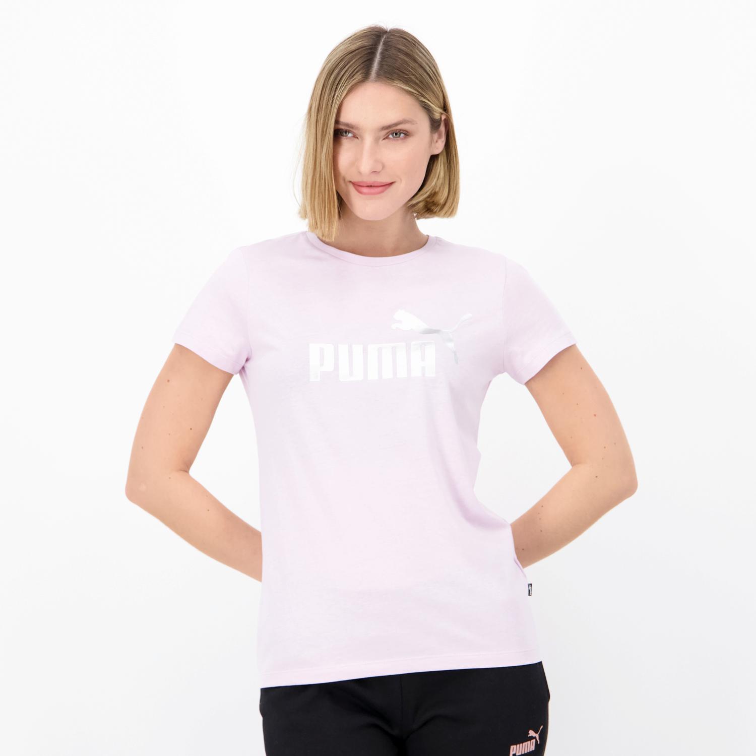 Camiseta para mujer Essentials+ Metallic Logo | | PUMA