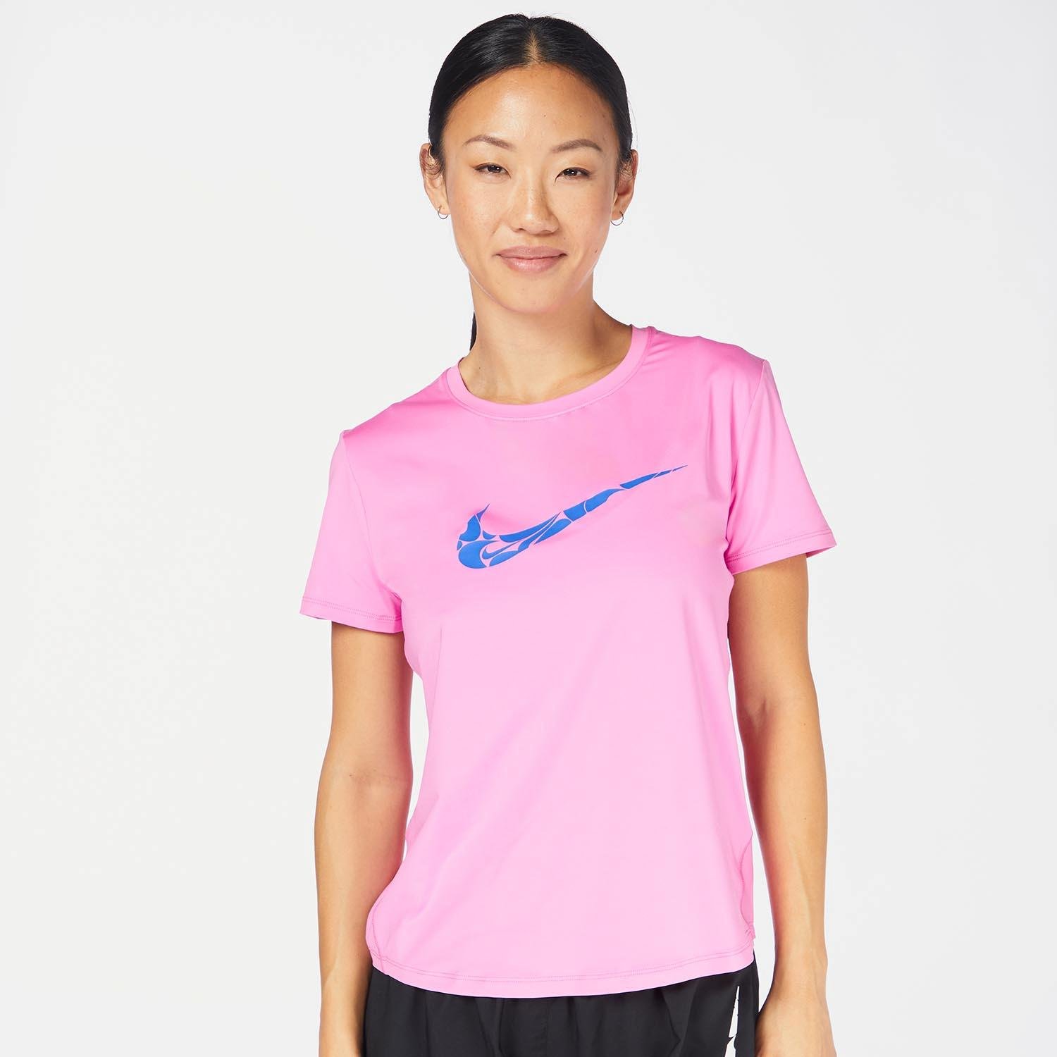 Nike Swoosh Placer - Rosa - Camisola Térmica Mulher