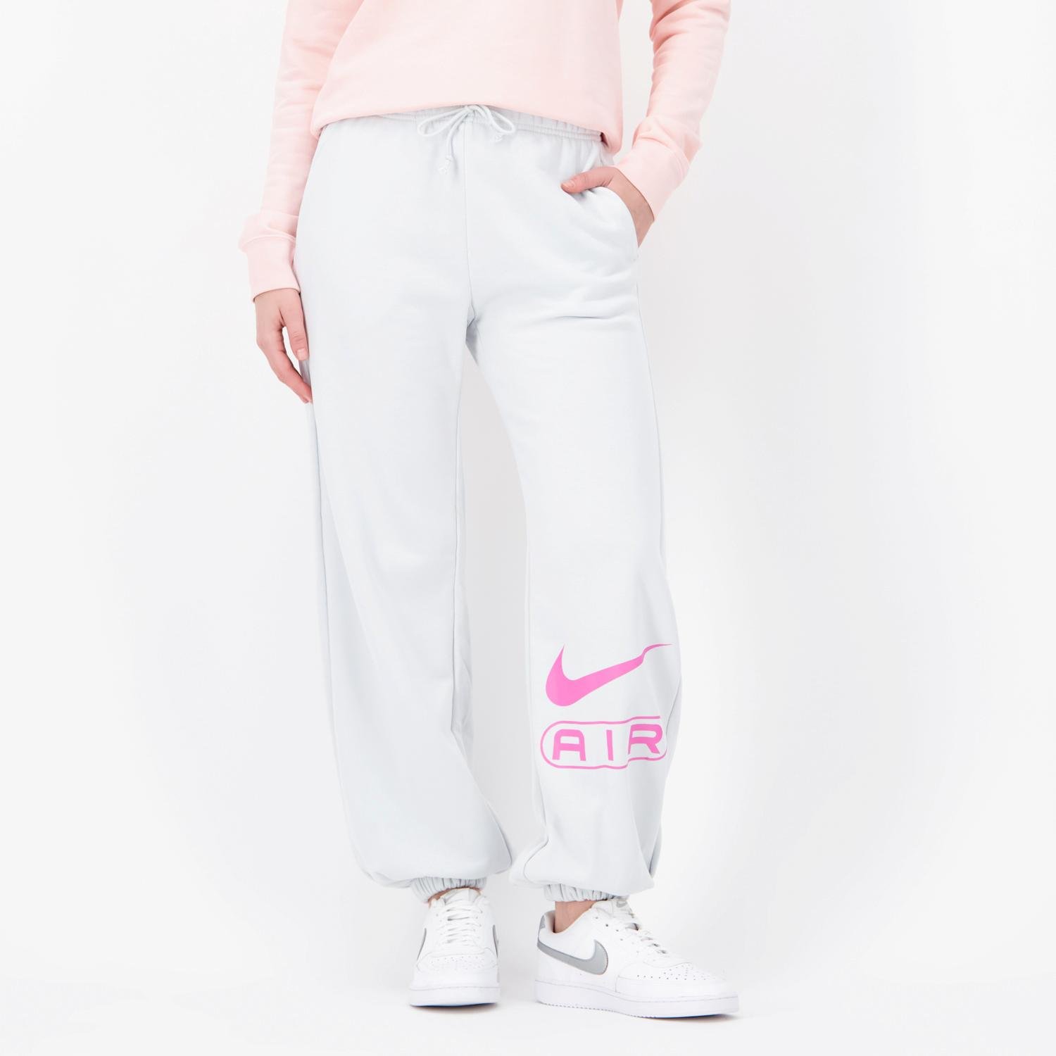 Pantalones Nike Grises Mujer