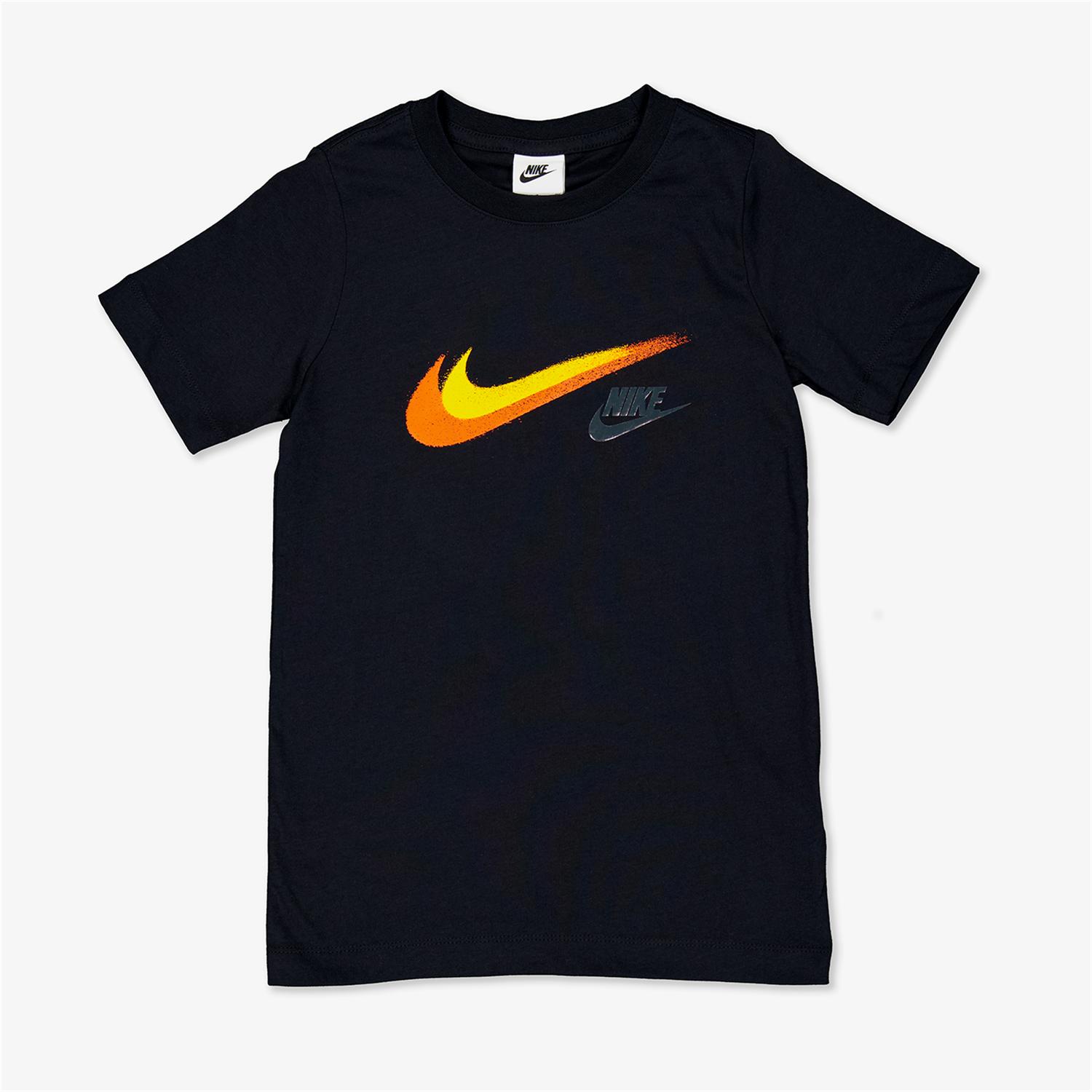 camiseta nike negra