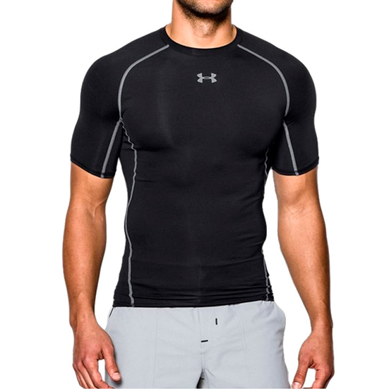 República Sonrisa Incorrecto Camiseta Under Armour Hg Armour Ss 1257468-001 - negro | Sprinter MKP