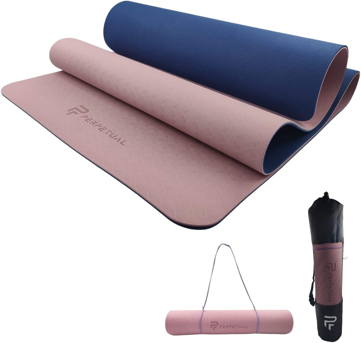  DRGRG Esterilla de yoga antideslizante para fitness, esterilla  de yoga para yoga, pilates, fitness (color verde, tamaño: 0.394 in) :  Deportes y Actividades al Aire Libre