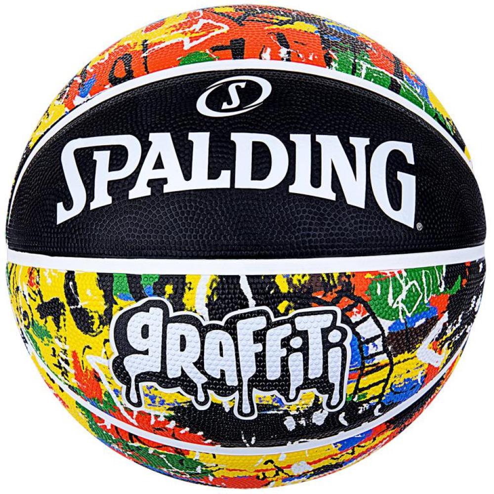 Bola de Basquete NBA Spalding Marble Series Rainbow Tam 7 - Branco