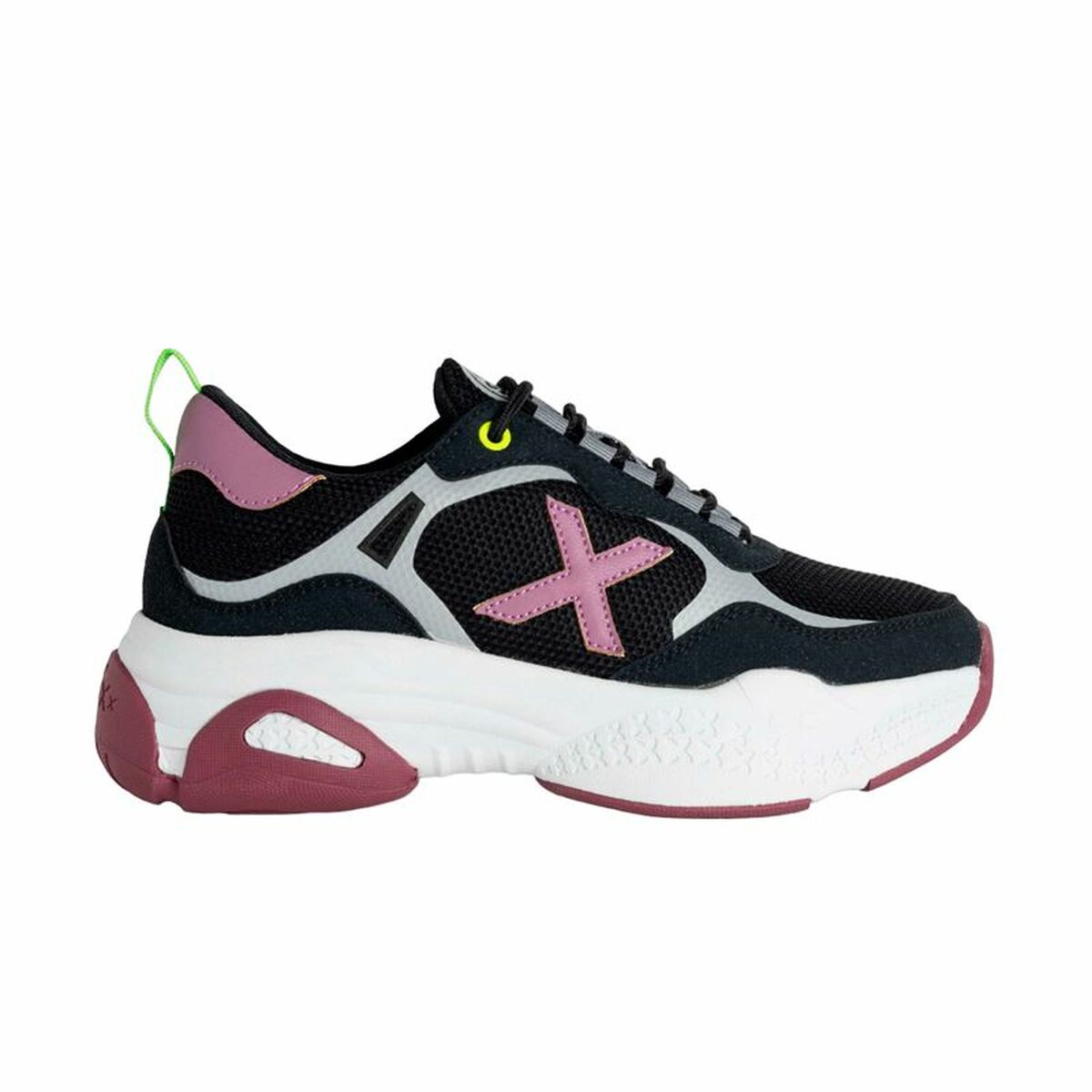 Zapatilla Padel mujer Fucsia, MUNICH PADX 17