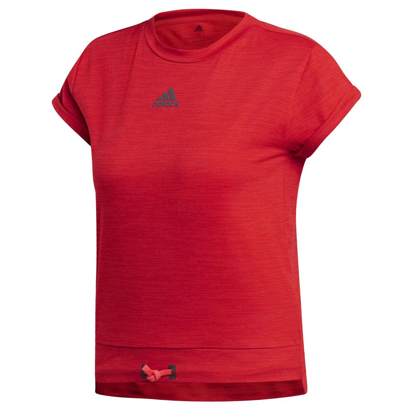 Camiseta roja best sale adidas mujer