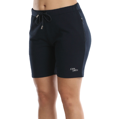 Detectar dolor de estómago bolita Pantalones cortos mujer azul marino | Sprinter