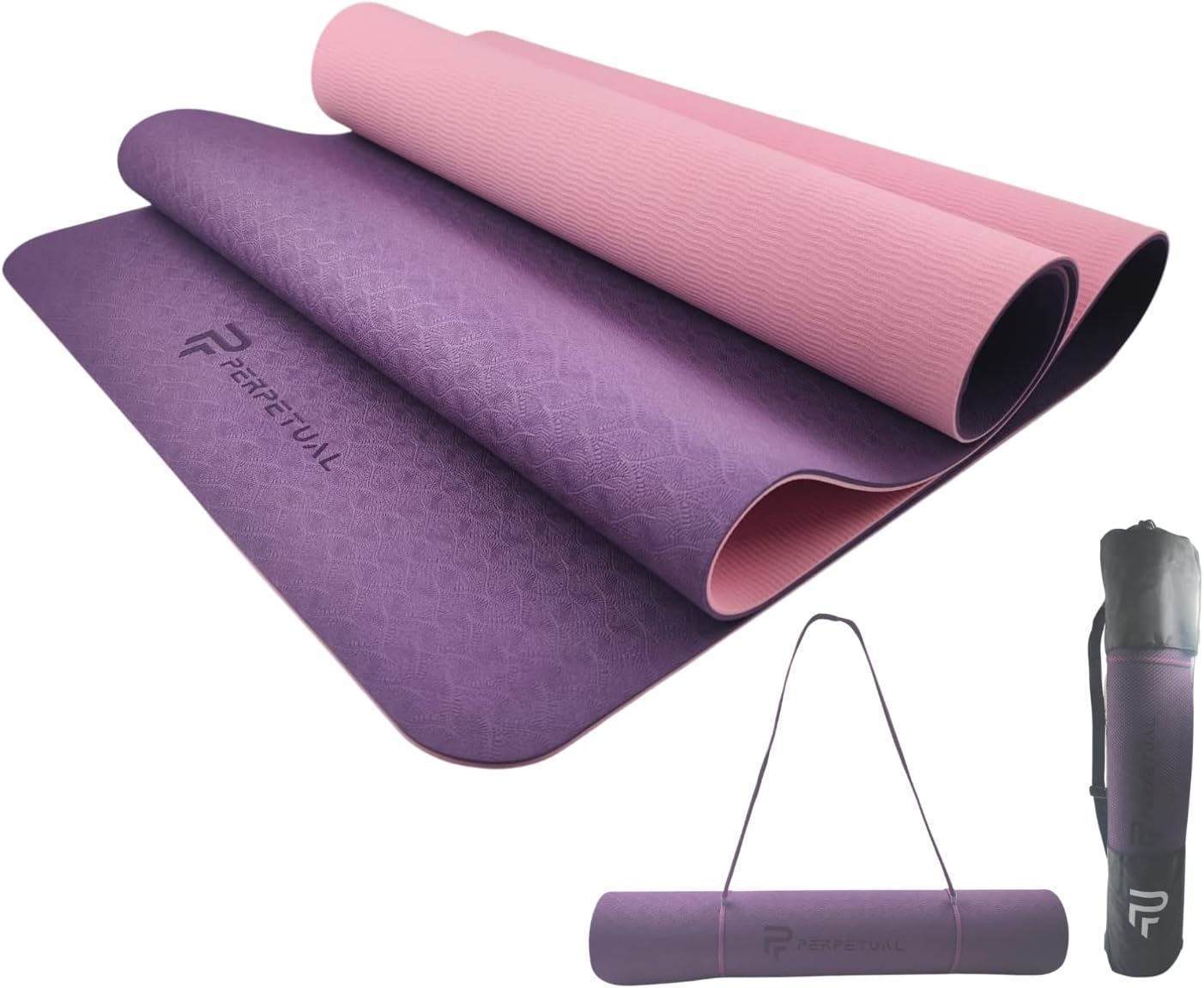 Esterilla de Yoga Gruesa y Antideslizante Perpetual (10 mm) - Perpetual. Fitness