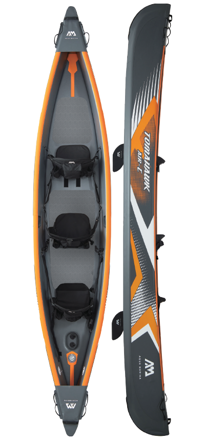 Kayak hinchable de 2/3 plazas (<230 kg)