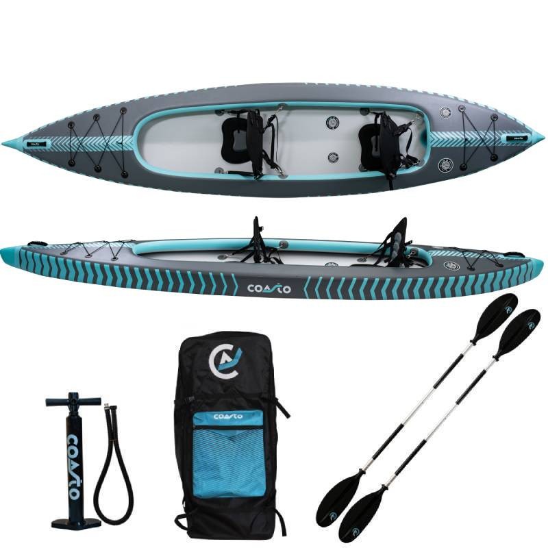 Canoa de 2 plazas Explorer-2 - Kayak hinchable
