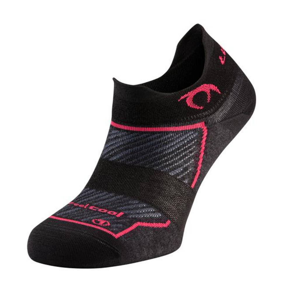 On Calcetines Running Mujer - Performance Mid - Rose & Flamingo