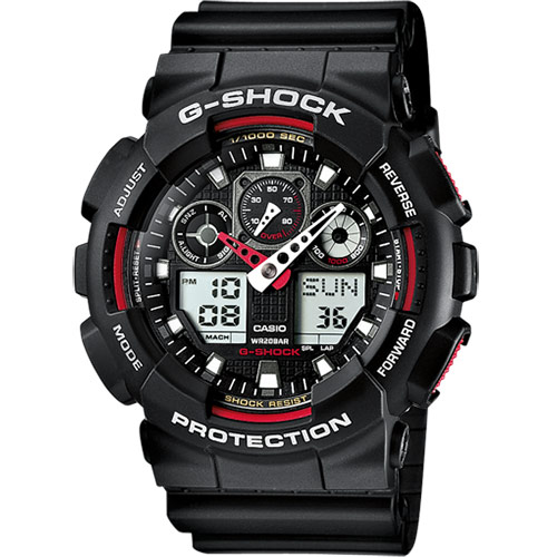 ✨Reloj G-Shock GM-2100-1AER para hombre, multifunción y dial negro.