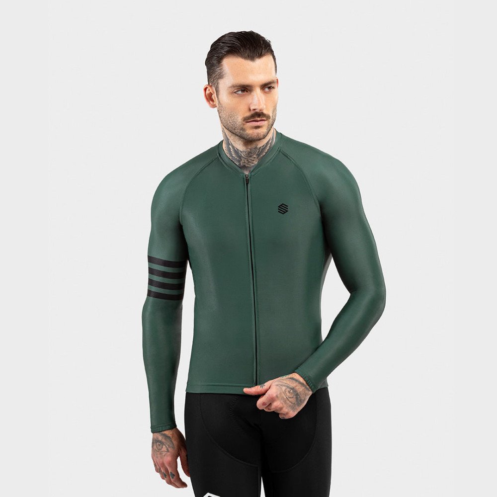 Maillot Ciclismo Hombre Verde Manga Corta Hiems Narius Z40 – Atelcic