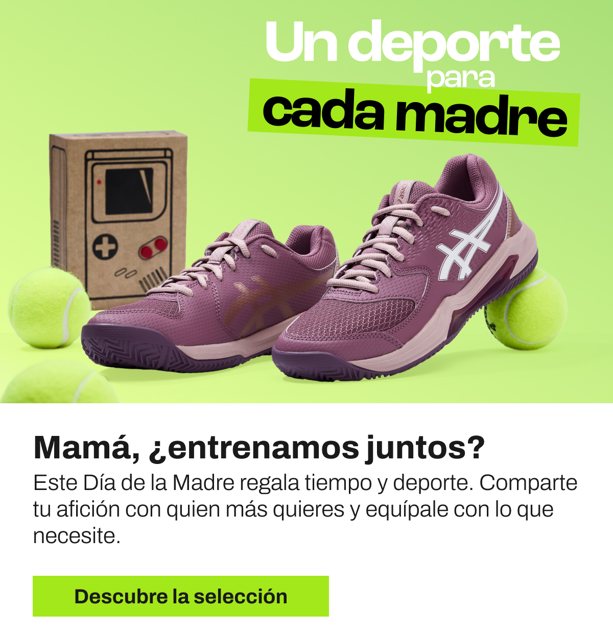 Mamá, ¿entrenamos juntos?