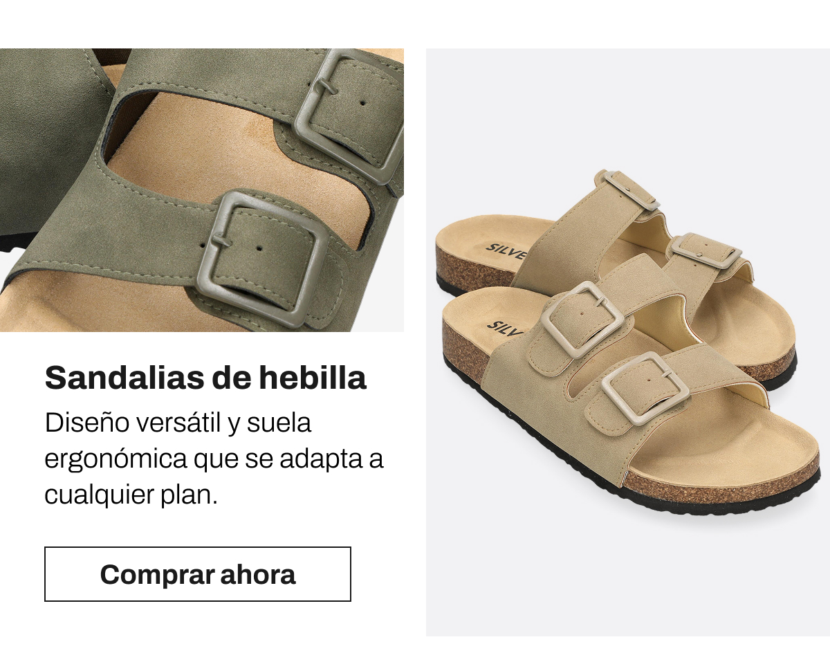 Sandalias de hebilla
