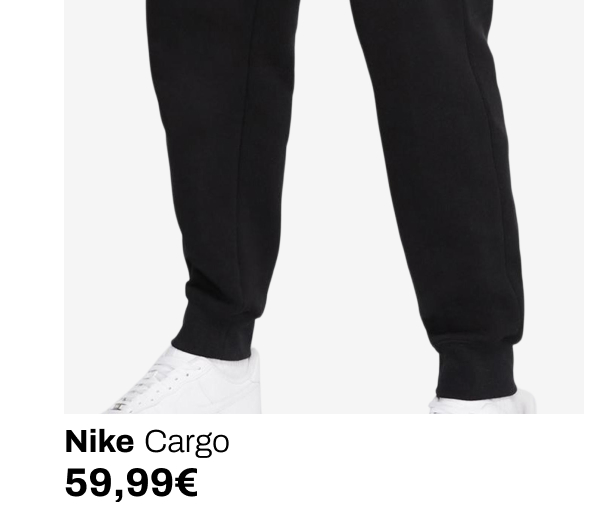 Pantalón cargo negro