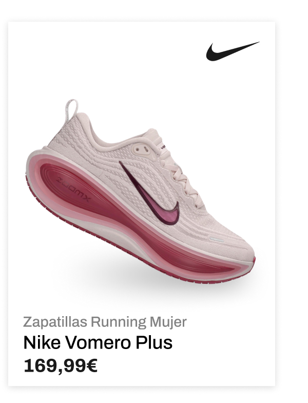 Zapatillas running rosas