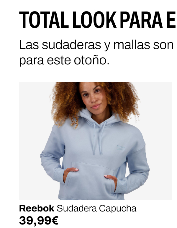 Sudadera con capucha azul