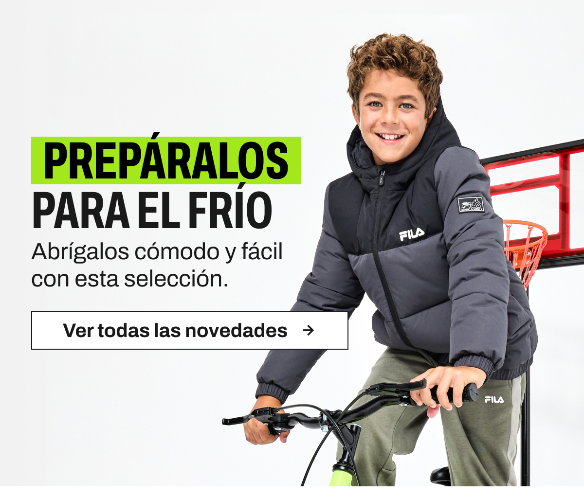 Chaqueta acolchada niño