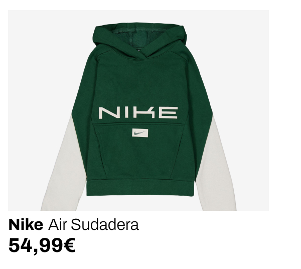 Sudadera verde blanca