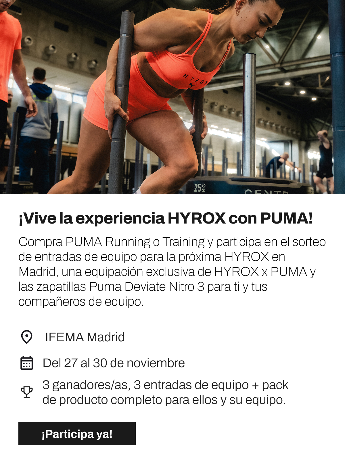 Puma HYROX Madrid