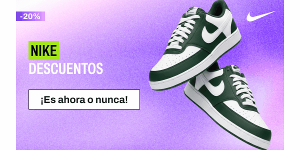Descuentos Nike, adidas y Puma