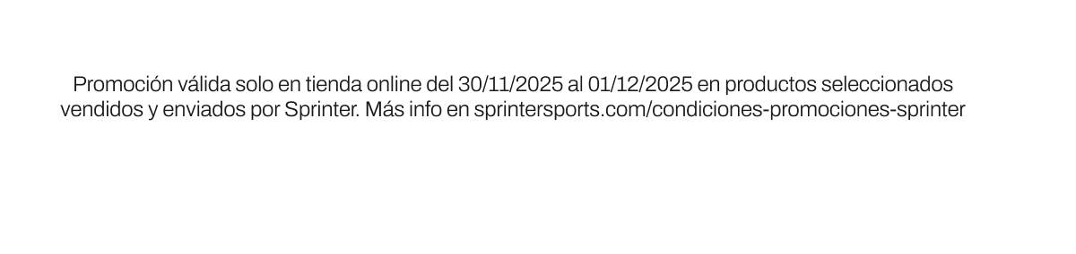 Sprinter promoción