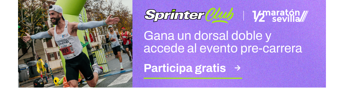 Participa grátis en la Media maratona de Sevilla