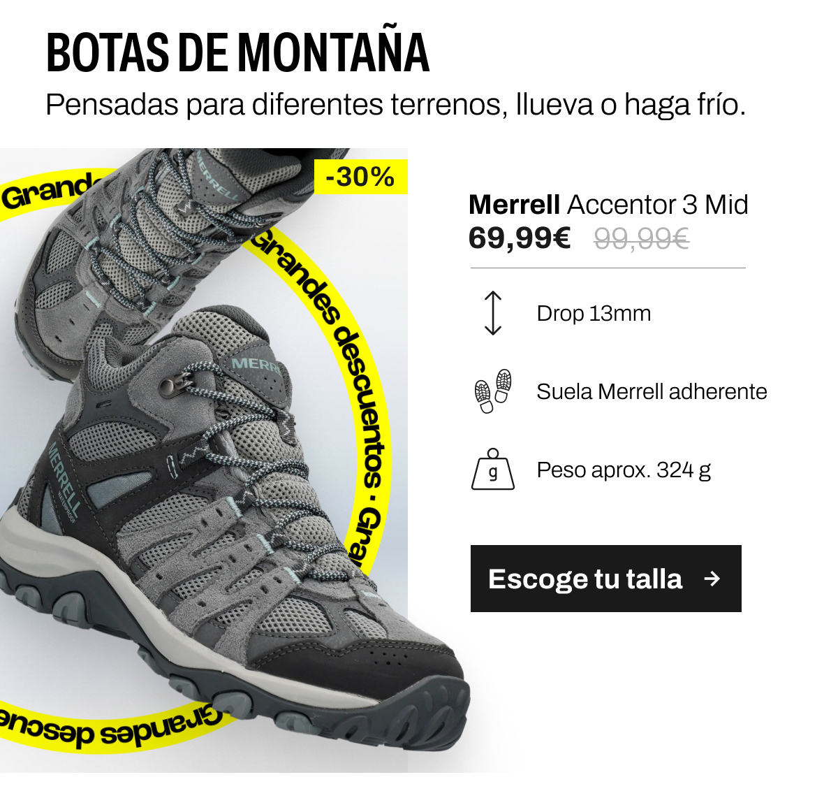 Botas de montaña Merrell