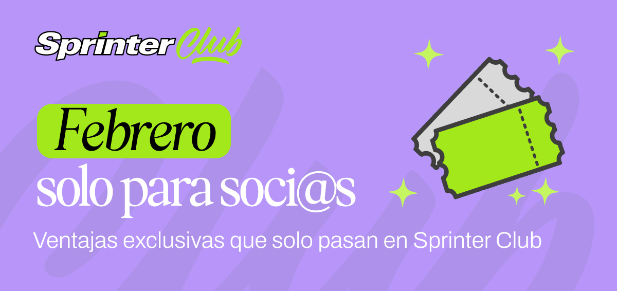 Banner promocional Sprinter Club