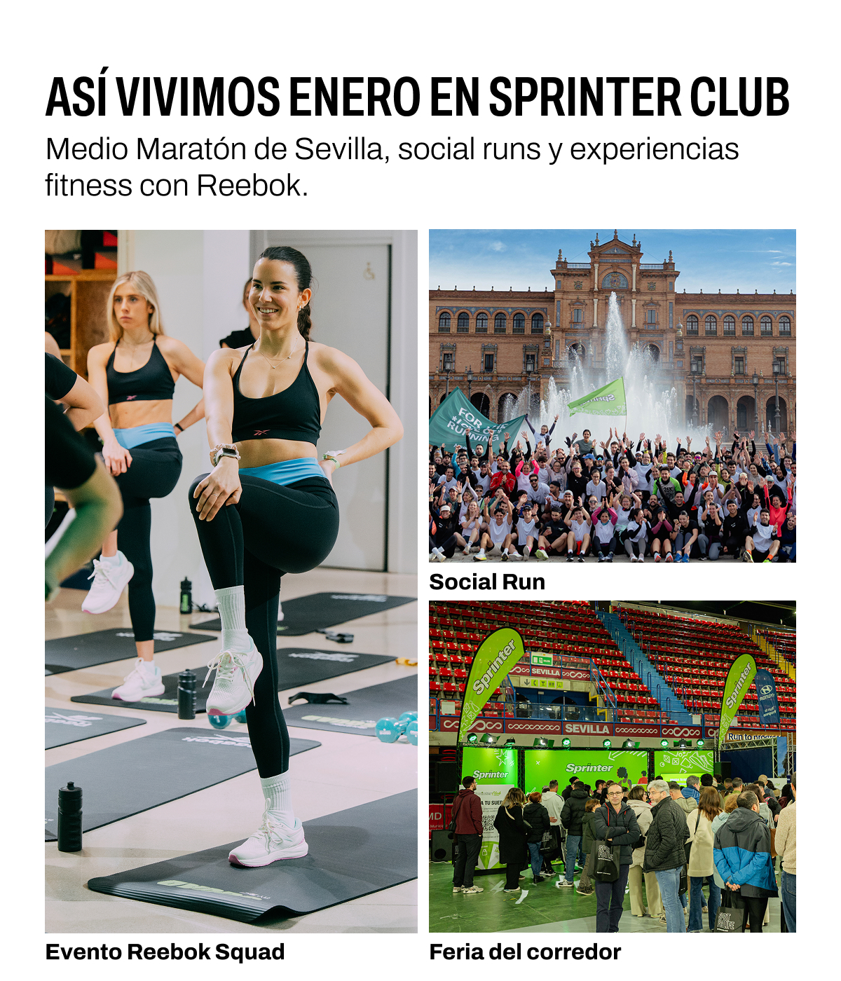Sprinter Club eventos y experiencias fitness de enero